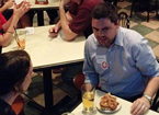 People at a networking table